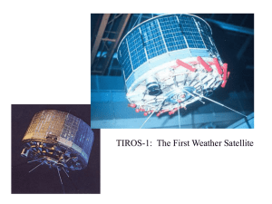 TIROS-1:  The First Weather Satellite