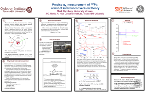 Precise measurement of Pt: a test of internal conversion theory
