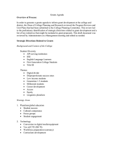 Grants Agenda