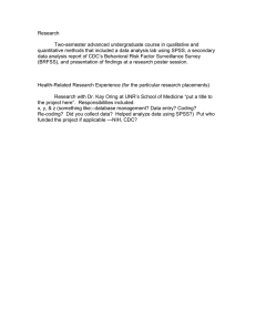 Research  Two-semester advanced undergraduate course in qualitative and