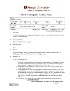 School of Osteopathic Medicine Policy