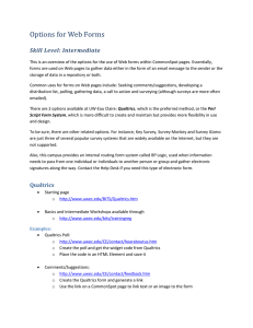 Options for Web Forms Skill Level: Intermediate