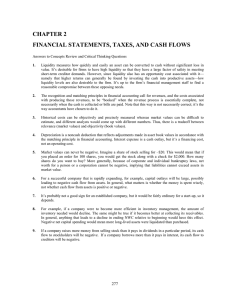Financial Statements, Taxes, and Cash Flows: Chapter 2 Solutions