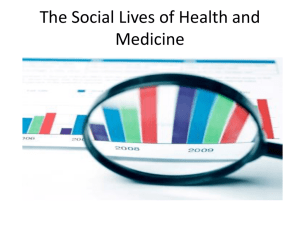 The Social Lives of Health and Medicine
