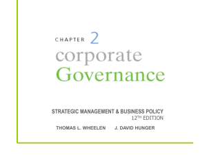 STRATEGIC MANAGEMENT &amp; BUSINESS POLICY 12 EDITION