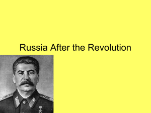 Russia After the Revolution