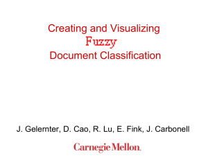 Creating and Visualizing Document Classification