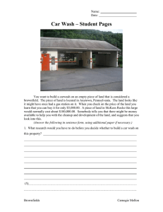 Car Wash – Student Pages