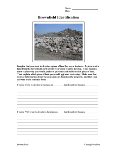 Brownfield Identification