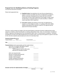 Proposal Form for Modifying Delivery of Existing Programs