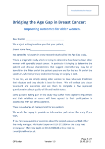 Bridging the Age Gap in Breast Cancer:
