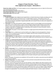 Category 2 Project Narrative – Pass 2