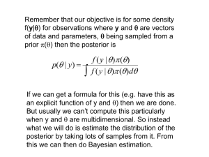 Remember that our objective is for some density y are vectors