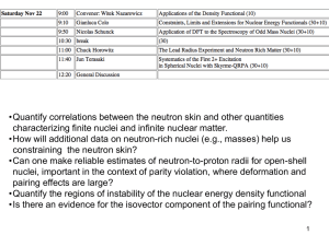 •Quantify correlations between the neutron skin and other quantities