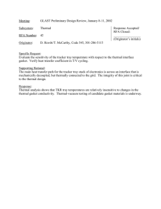 Meeting: GLAST Preliminary Design Review, January 8-11, 2002  Subsystem: