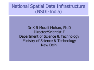 National Spatial Data Infrastructure (NSDI-India)