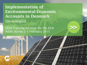 &gt;&gt; Implementation of Environmental-Economic Accounts in Denmark