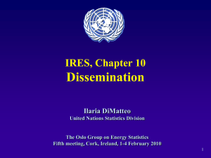 Dissemination IRES, Chapter 10 Ilaria DiMatteo