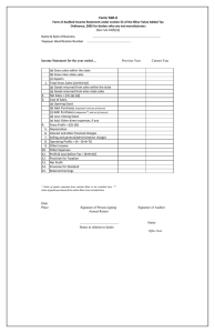 Form TAR-II