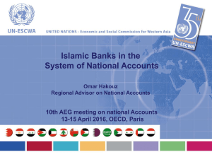 Islamic Banks in the System of National Accounts