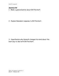 Answer It!  Unit 23, Lesson 8