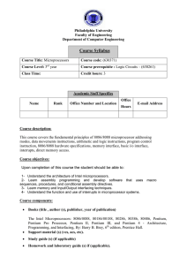 Course Syllabus