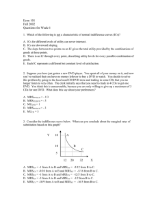 Econ 101 Fall 2002 Questions for Week 6