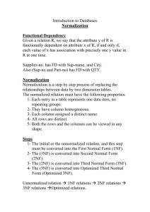 Introduction to Databases