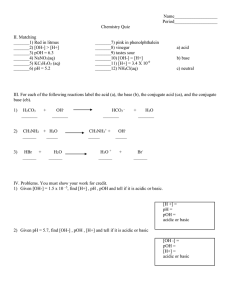 Name___________________ Period___________________ Chemistry Quiz