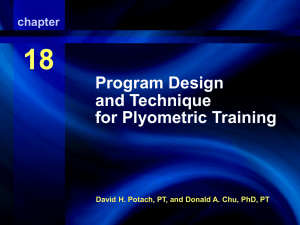 Plyometric Training: Program Design & Technique