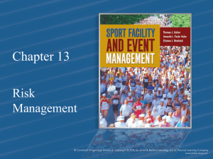 Chapter 13 Risk Management