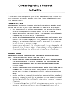 Connecting Policy &amp; Research to Practice