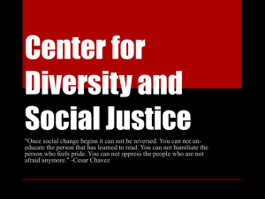 Center for Diversity and Social Justice