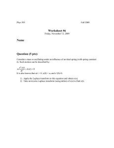 Worksheet #6  Name Question (5 pts):