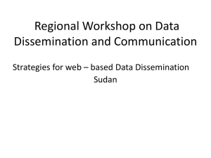 Regional Workshop on Data Dissemination and Communication Sudan