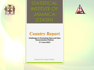 STATISTICAL INSTITUTE OF JAMAICA (STATIN)