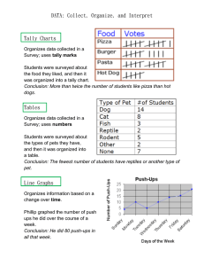 Data Collection & Interpretation Worksheet