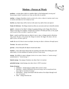 Motion & Forces: Key Concepts Explained