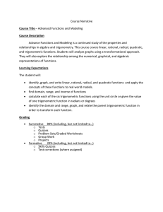 Course Narrative