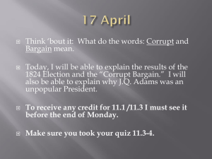 Think ‘bout it:  What do the words: Corrupt and