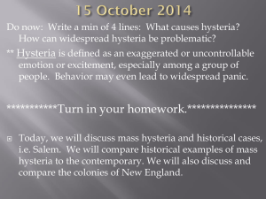 Hysteria