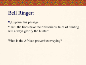 Classical Era Africa & Americas: 500 BCE - 1200 CE
