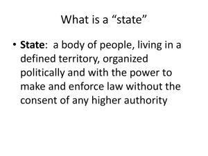 What is a “state”