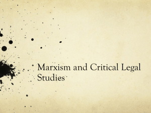 Marxism and Critical Legal Studies