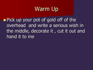 Warm Up