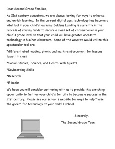 Dear Second Grade Families,