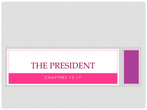 THE PRESIDENT
