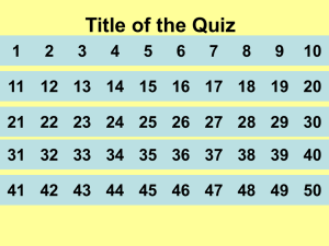 Title of the Quiz 1 2 3