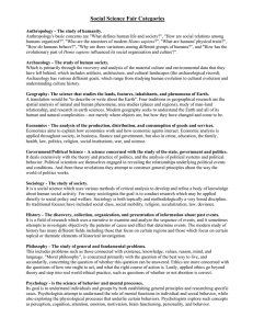 Social Science Fair Categories: Project Ideas & Descriptions
