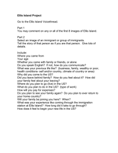 Ellis Island Project  Go to the Ellis Island Voicethread. Part 1